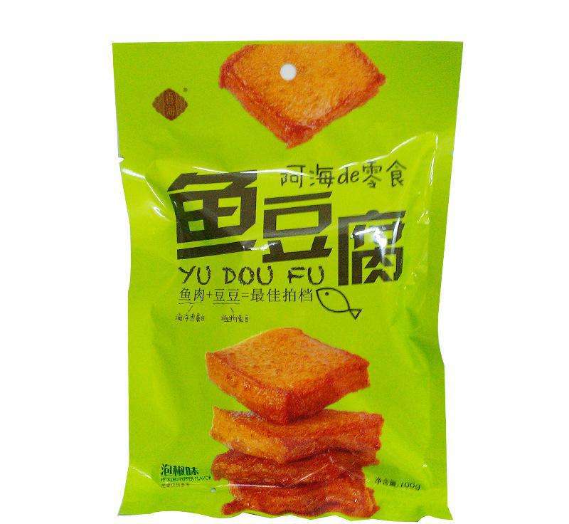 Ah Hai Fish Tofu Pao Jiao 100G
