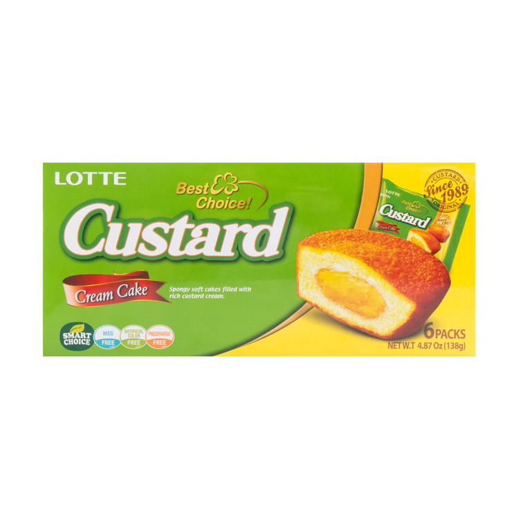 Lotte Custard Cake 138G