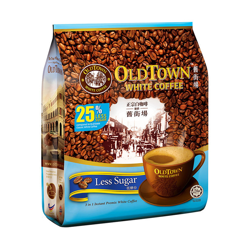 OLDTOWN COFFE 25%LESS SUGAR 525G