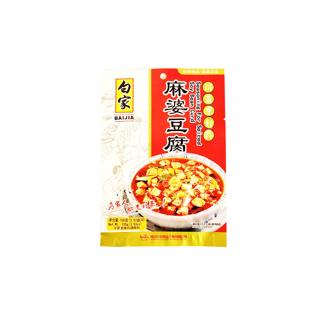 白家Baijia Seasoning Sauce For Mapo Tofu 100G
