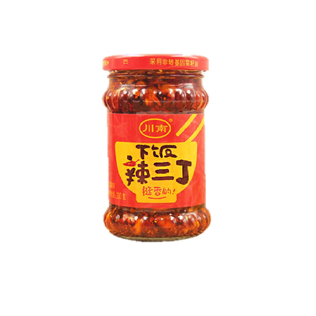 川南ChuānNán Spicy Three Type Dice Rice Sauce 200G