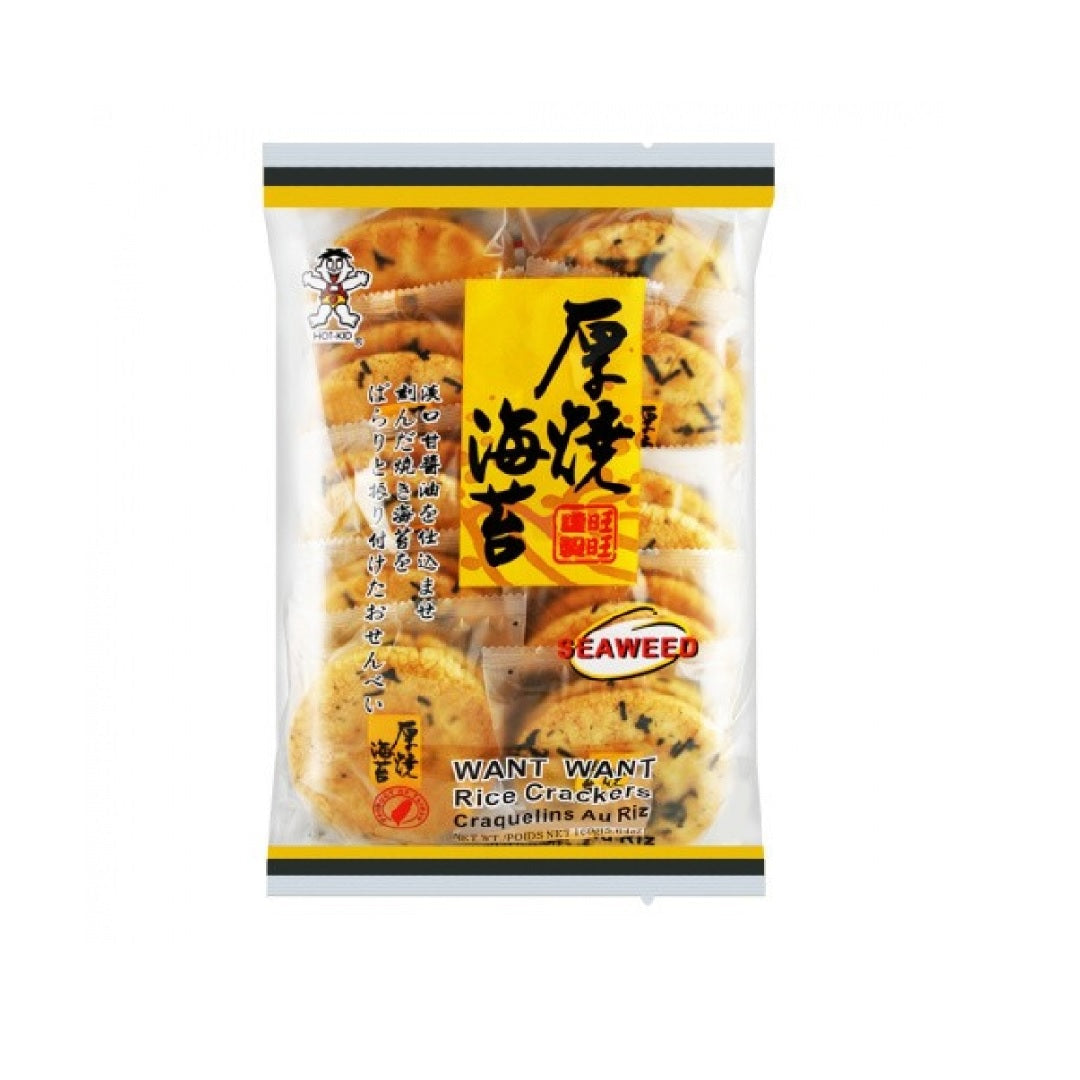 旺旺Wantwant Rice Cracker Seaweed Flavour 160G