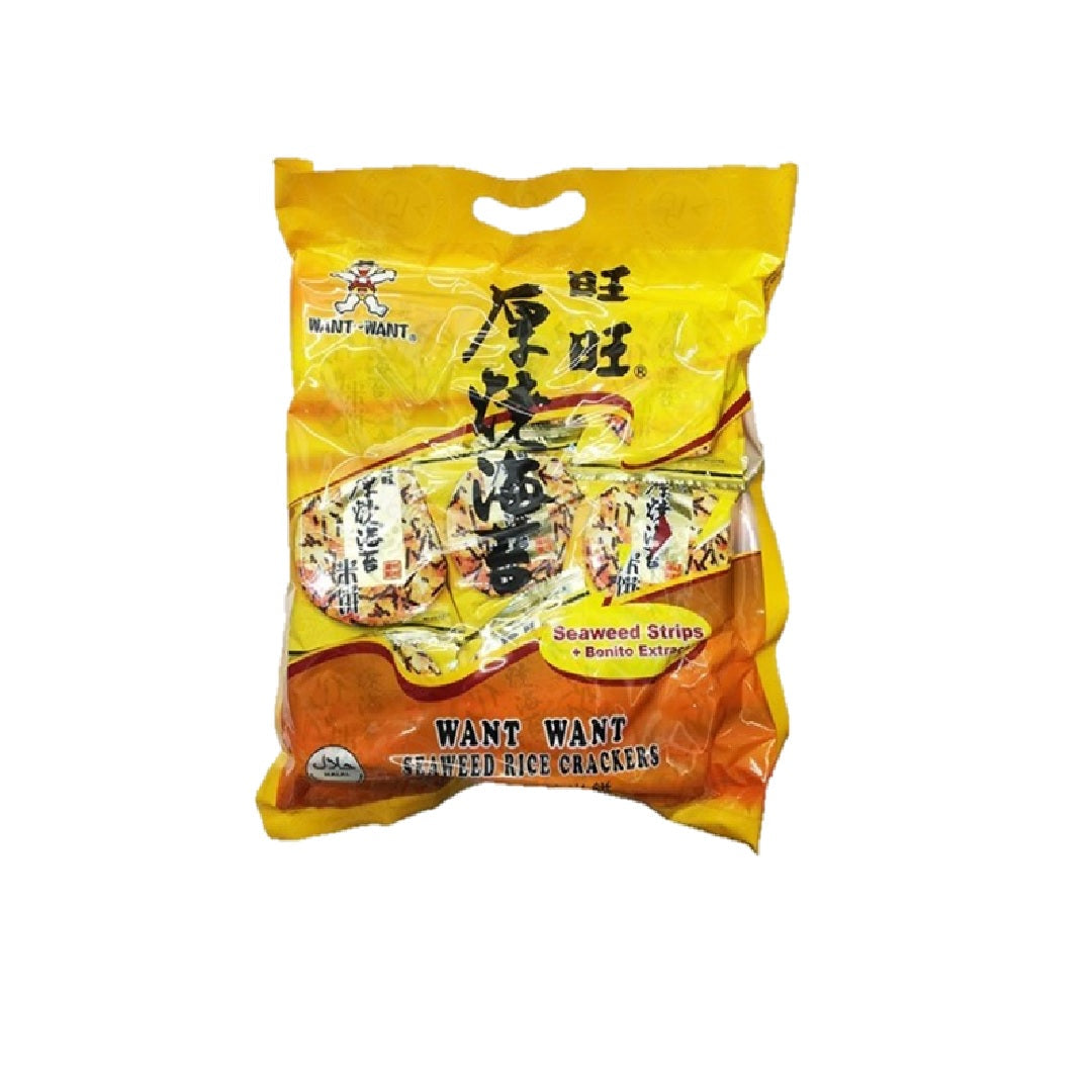 旺旺Wantwant Seaweed Rice Crackers 308G