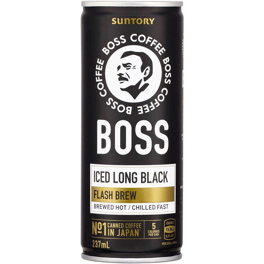 Boss Coffee Long Black 237Ml