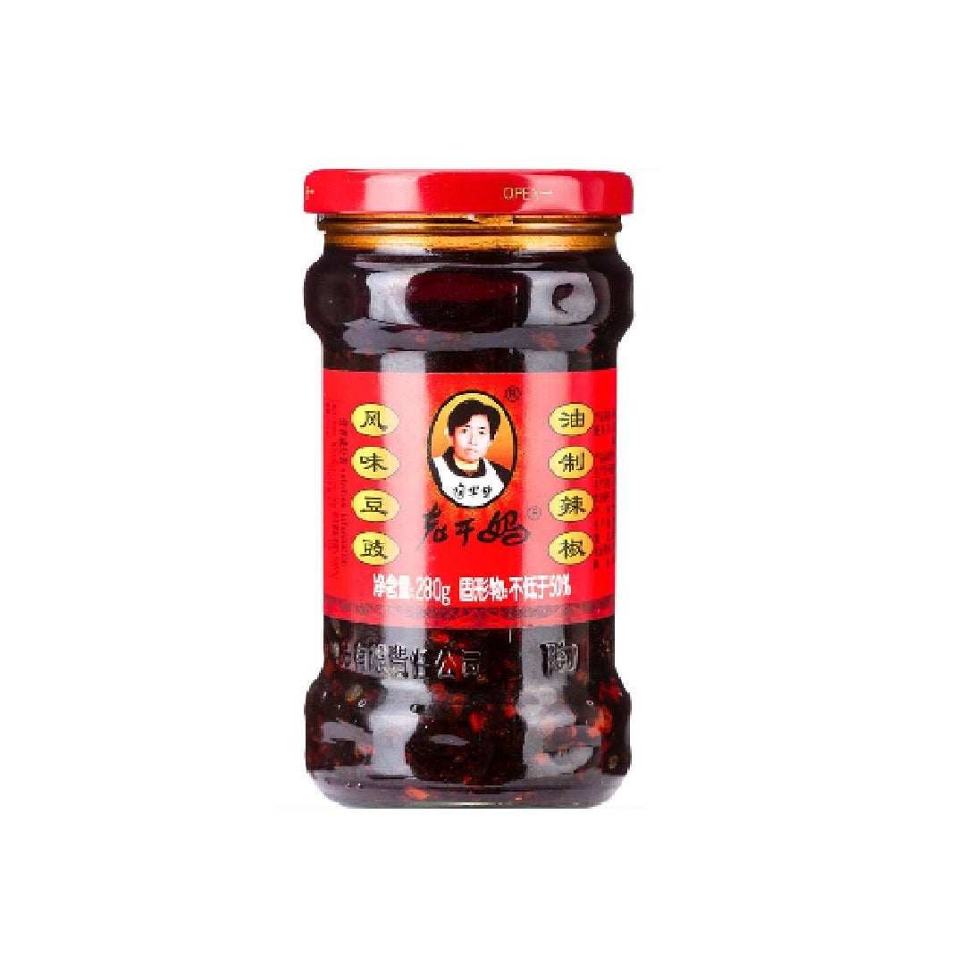 老干妈LǎoGànMā Black Bean Chilli Oil 280 G