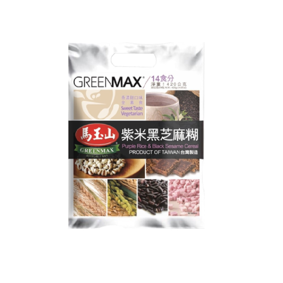 马玉山Green Max Purple Black Sesame Cereal 420 G
