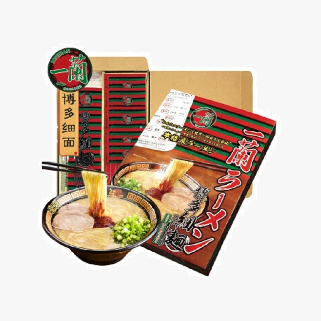 Ichiran Tonkotsu Ramen Thin Noodles 258G