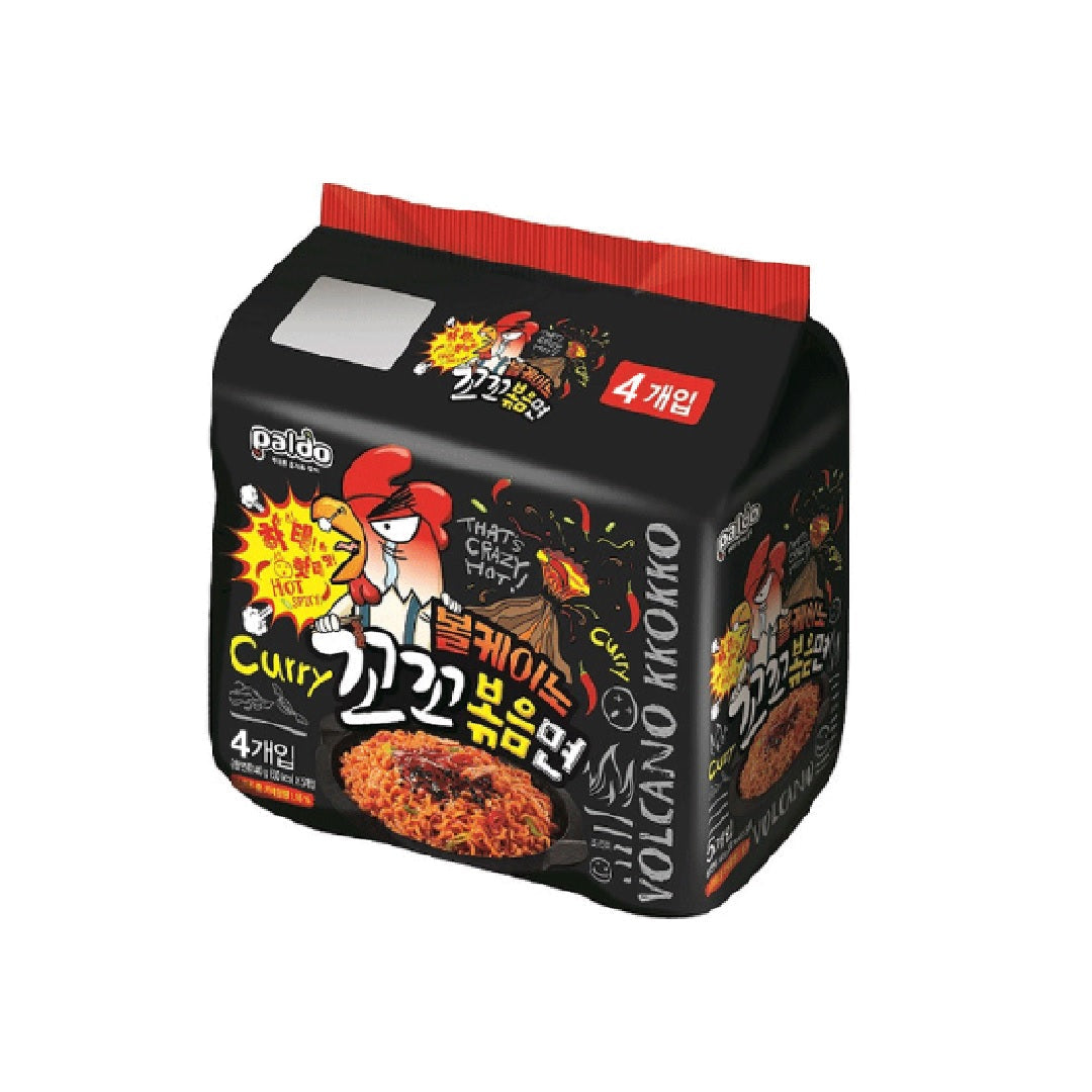 Paldo Hot & Spicy Curry Chicken Noodle 140gX4PK