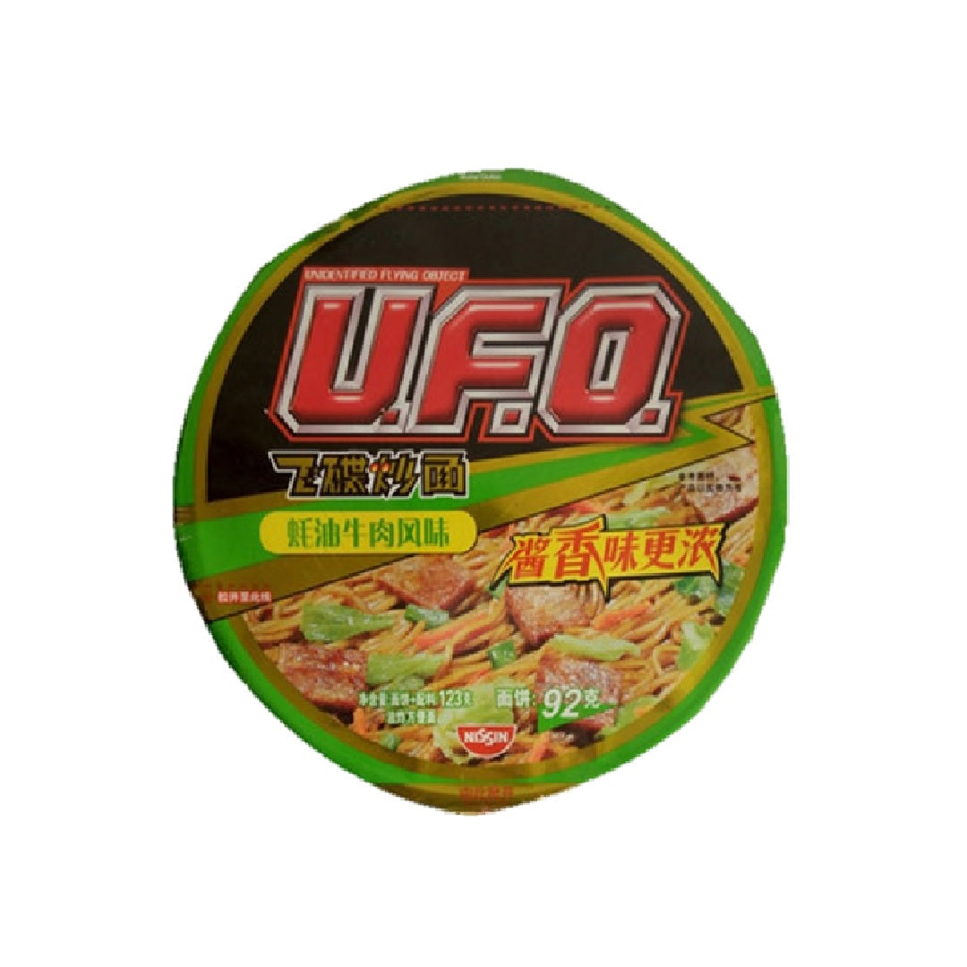 日清Nissin UFO Instant Stir Fry Noodle Bowl With Oyster Sauce Beef 123G