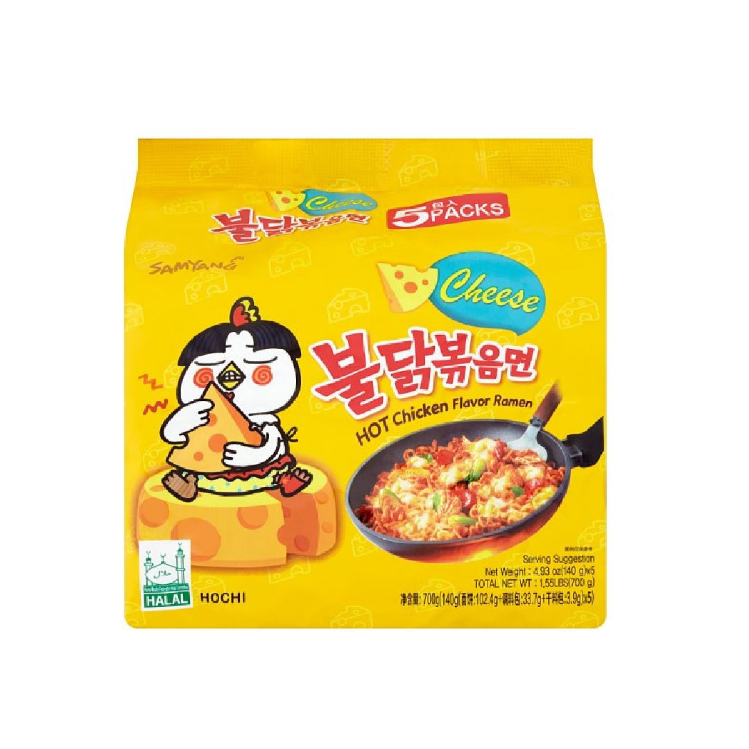 三养Samyang Hot Chicken Ramen Cheese Flavour 140G  (Single Pack)