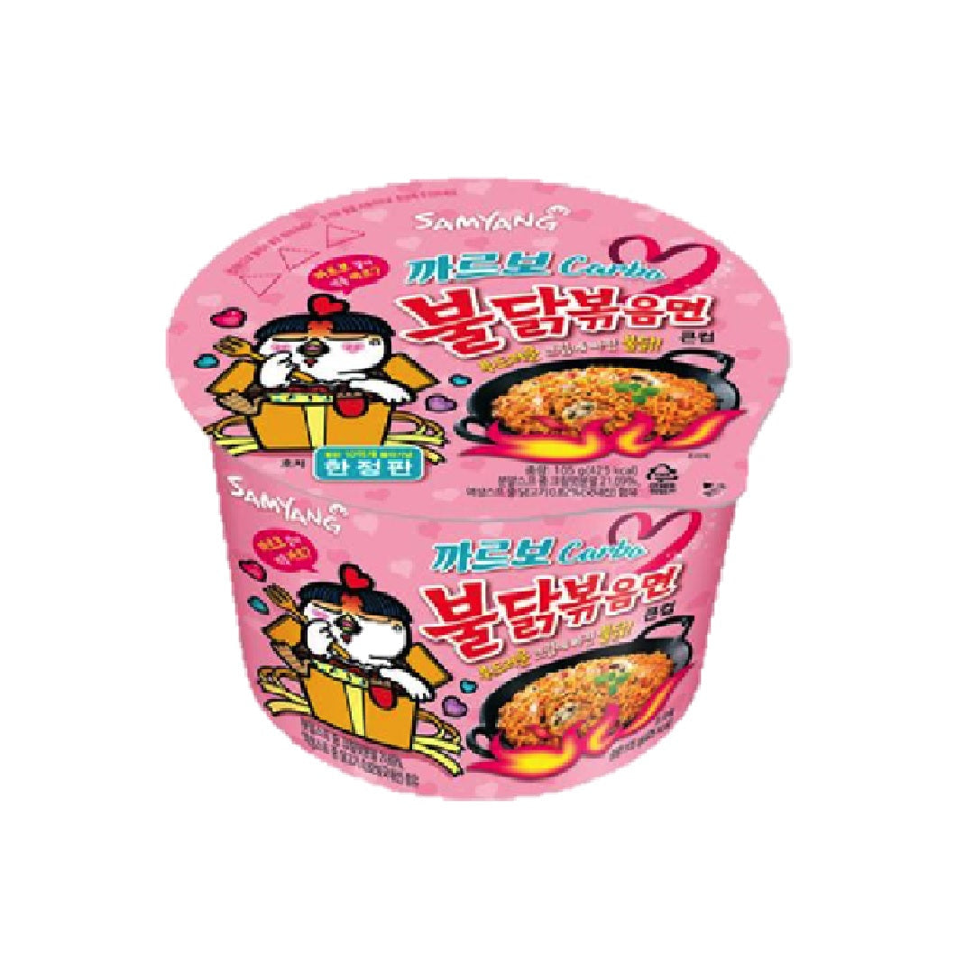 三养Samyang Hot Chicken Noodle Bowl With Carbonara 105G