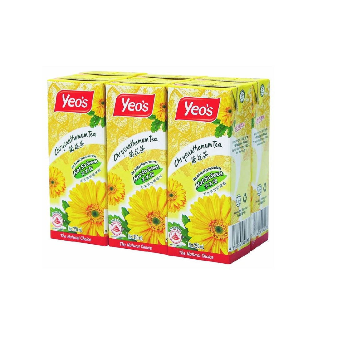 Yeo's Chrysanthemum Tea 250MLX6PK