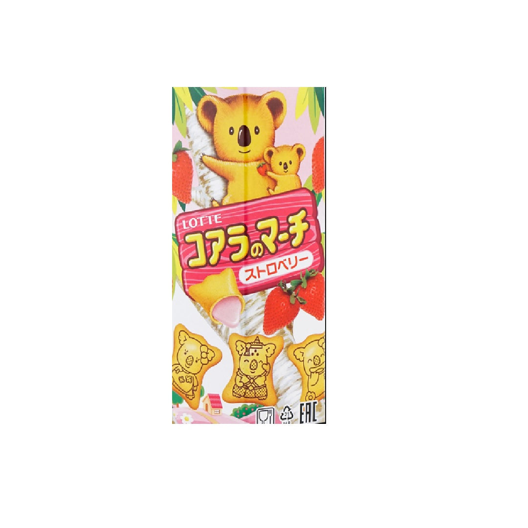 乐天Lotte Koala's March Strawberry Biscuit 37 G