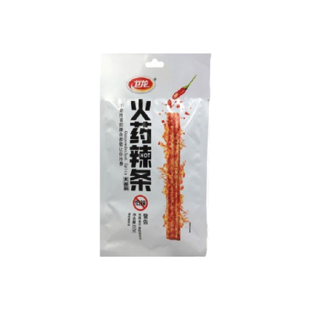卫龙Weilong Super Spicy Gluten Sticks 82G