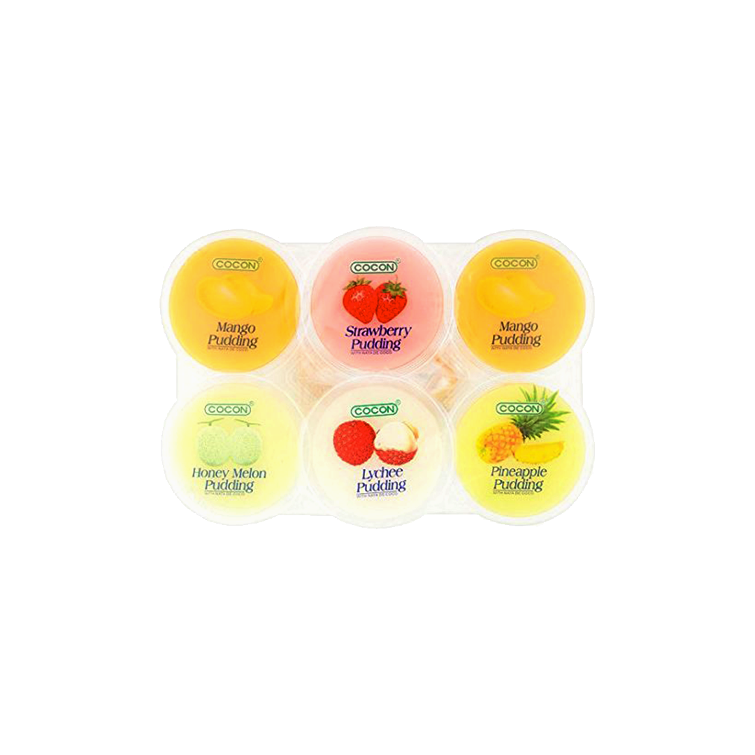 Cocon Nata Pudding Assorted 6 Pack 480g