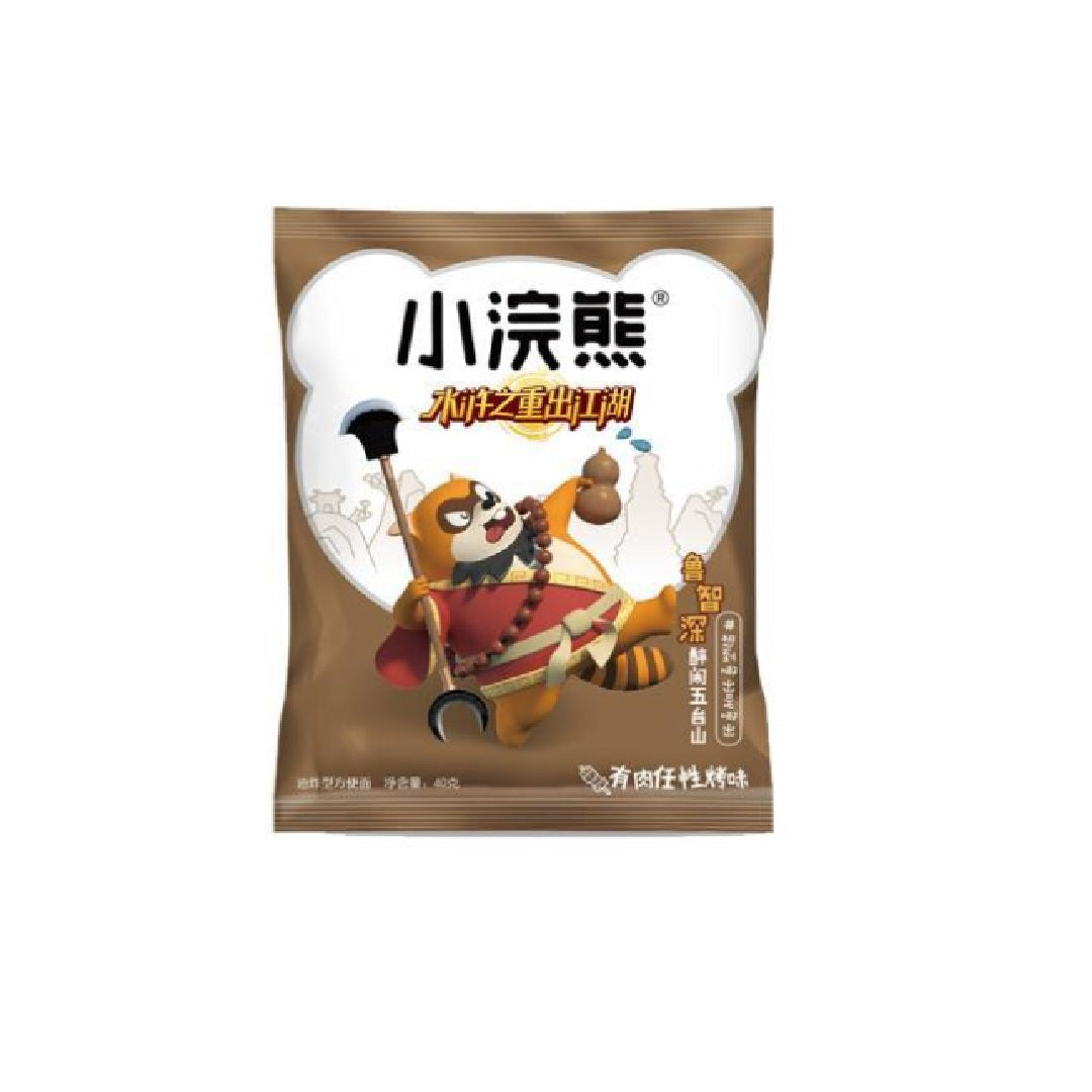 小浣熊Xhx BBQ Meat Noodle Snack 40 G
