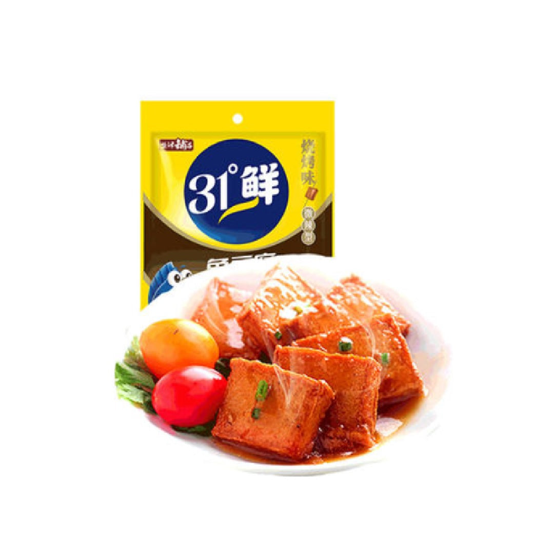 盐津铺子Yjpz Fish Tofu Beancurd BBQ Flavour 85 G